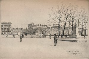 Place de lInstitut, 1915 de Eugene Bejot