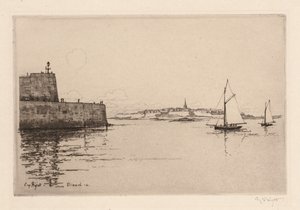 Saint-Malo visto de Dinard Saint-Malo visto de Dinard, 1914.