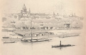 O Quai São Bernardo, 1915 de Eugene Bejot