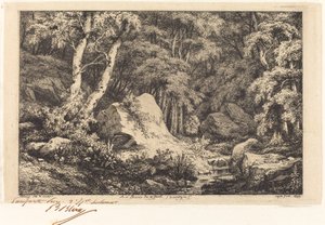 Na ravina da falha, Auvergne (The Ravine at Auvergne) de Eugene Bléry