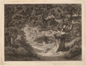 Le Charlemagne (floresta de Fountainbleau) de Eugene Bléry