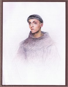 Um jovem frade, 1919 de Eugene Burnand