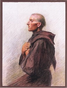 Friar Burnard of Quintavelle, 1919  de Eugene Burnand