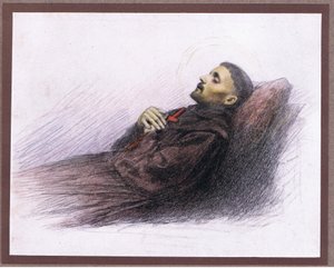 São Francisco no seu leito de morte, 1919