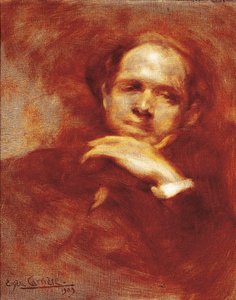 Retrato de Pau Casals, violoncelista, maestro e compositor espanhol (1876-1973) 1903 (óleo sobre tela) de Eugène Carrière