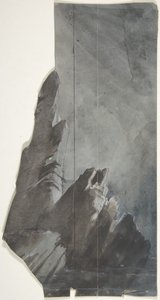 Projeto para um cenário de palco, 1830-90.