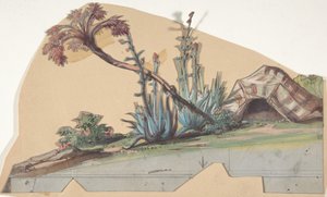 Projeto para um cenário na Ópera, Paris, 1830-90. de Eugene Ciceri