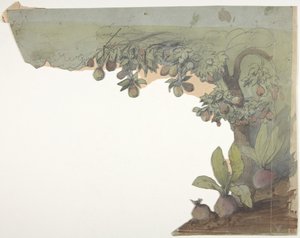 Projeto para um cenário na Ópera, Paris, 1830-90. de Eugene Ciceri