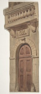 Projeto para um cenário na Ópera, Paris, 1830-90. de Eugene Ciceri