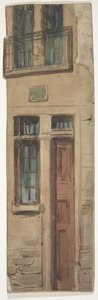 Projeto para um cenário na Ópera, Paris, 1830-90. de Eugene Ciceri