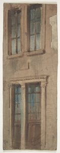 Projeto para um cenário na Ópera, Paris, 1830-90. de Eugene Ciceri