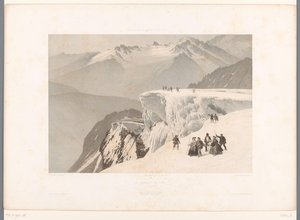 Os caminhantes no cume do Monte Buet
Le sommet du Buet (título sobre o objecto)
Vistas da Suíça, Sabóia e Tirol (título da série)
La Suisse, la Savoie et le Tyrol (título da série sobre o objecto)