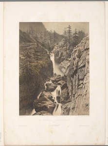 Zicht op de Bérard-waterval
Vista geral da queda de água de Bérard (título sobre o objecto)
Gezichten em Zwitserland, Savoye en Tirol (título da série)
Suíça, Sabóia e Tirol (título da série sobre o objecto) de Eugene Ciceri