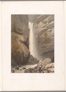 Vista da cascata do Dard
Cascade du Dard (título sobre o objecto)
Vistas da Suíça, Sabóia e Tirol (título da série)
La Suisse, la Savoie et le Tyrol (título da série sobre o objecto)