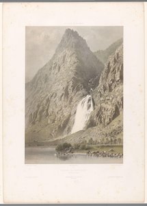 Vista da cascata de Pissevache
Cascade de Pissevache (título sobre o objecto)
Vistas da Suíça e da Sabóia (título da série)
La Suisse et la Savoie (título da série sobre o objecto) de Eugene Ciceri