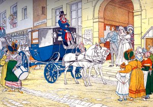 Barouche no casamento (Francês: 