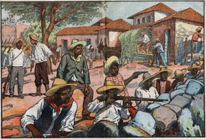 Rebelião Anti-Americana na Nicarágua de Eugene Damblans