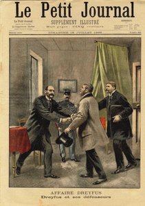 Le Petit Journal sobre o Caso Dreyfus, 1899.
