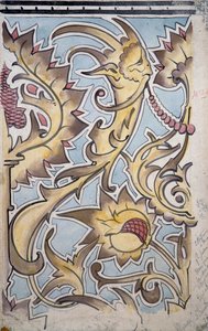 Motivos de tapeçaria para o Grande Salão do apartamento da Condessa de Paris, Sala Dourada, Chateau d