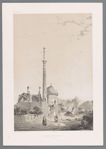 Mesquita Baba Sukhte com o minarete Bagh-e-Ghoushkhane em Isfahan
Mosquée Baba-Souctah Ispahan (título sobre o objecto)
Paisagens persas (título da série)
Perse moderne (título da série) de Eugene Flandin