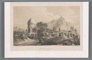 Vista de Imamzadeh Komijan no Iraque-i Ajaman
Imâm Zadeh à Koumichâh (Iraq Adjemi) (título sobre o objecto)
Paisagens persas (título da série)
Perse moderne (título da série) de Eugene Flandin