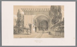 Kiosk van Fin Garden em Kashan
Kiosk of Fin Garden perto de Kashan (título sobre o objecto) de Eugene Flandin