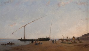No Nilo, Perto de Philae de Eugène Fromentin