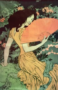 Mulher, ventilador, 1900
