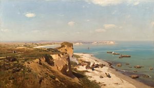 E. Dücker, costa do mar Báltico de Eugene Gustav Dücker