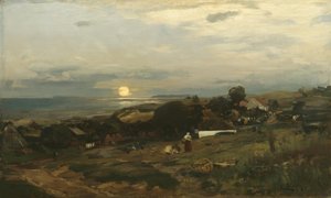 E.Dücker, pôr do sol de Eugene Gustav Dücker
