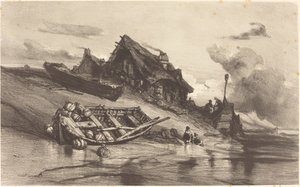 casinhas de pescadores de Eugene Isabey