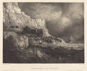 Arredores de Dieppe de Eugene Isabey