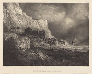 Arredores de Dieppe de Eugene Isabey