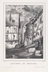 lembrança da Bretanha de Eugene Isabey