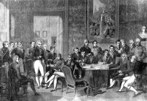 O Congresso de Viena, 1856. de Eugene Isabey