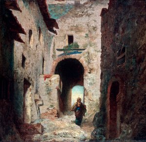 O Portão dos Mouros, 1835. de Eugene Isabey