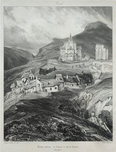 Viagens pitorescas e românticas na antiga França, Auvergne ..., 1831. de Eugene Isabey