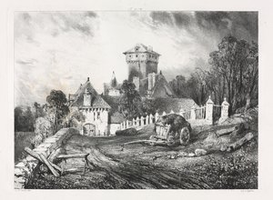 Viagens pitorescas e românticas na antiga França, Auvergne ..., 1832. de Eugene Isabey