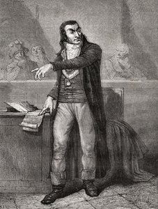 Antoine Quentin Fouquier-Tinville (1746-95), gravado por Blanpain