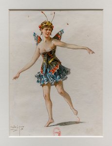 O Korrigane. Ballet de Charles-Marie Widor, modelo de fantasia. 1880, caneta, aguarela e guache sobre papel.