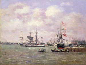 Antuérpia de Eugene Louis Boudin