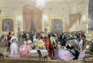 Noite em casa dos Duques de Orleans de Eugene Louis Lami