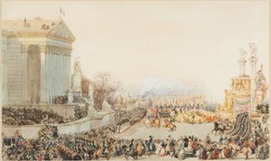 A Tradução das Cinzas de Napoleão: 15 de dezembro de 1840 de Eugene Louis Lami