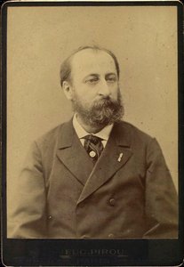 Camille Saint-Saens, compositor, maestro, organista e pianista francês, final do século XIX