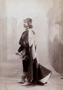 O comediante francês Dauvillier, c. 1900, foto de Eugene Pirou de Eugene Pirou