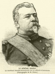 General Davout, soldado francês e novo grão-chanceler da Legião de Honra de Eugene Pirou