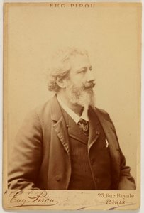 Retrato de Carolus Duran (1837-1917), pintor de Eugene Pirou