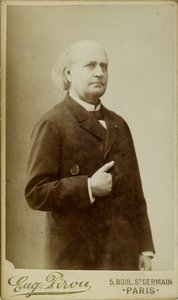 Retrato de Leconte de Lisle 1818-1894, c. 1870. de Eugene Pirou