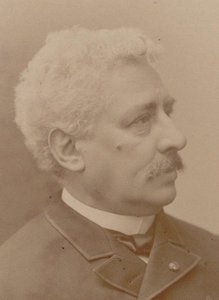 Retrato do Compositor Olivier Métra 1830-1889, década de 1870. de Eugene Pirou