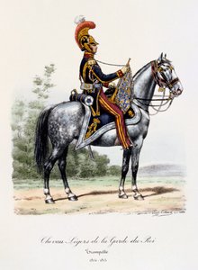 Rei Guarda Cavalos Leves, Trompetista, 1814-15